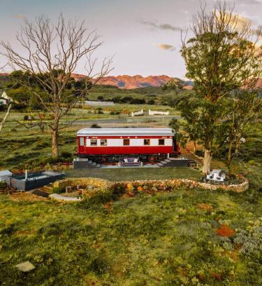 McGregor Villa | The Red Caboose Train Carriage