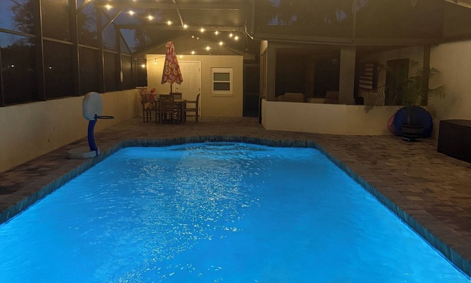 Sanford House | The Retreat at Sanford Riverwalk- 4 BR ranch style pool home and fenced backyard