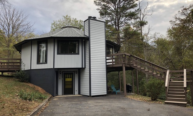 Asheville House | The "Round House" provides modern country living with easy city access!
