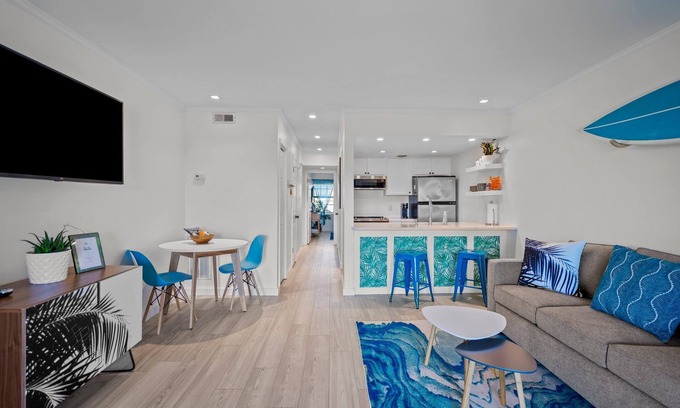 Carolina Beach Condo | The Tropical Palm-Ocean View, Pool, Heart of CB