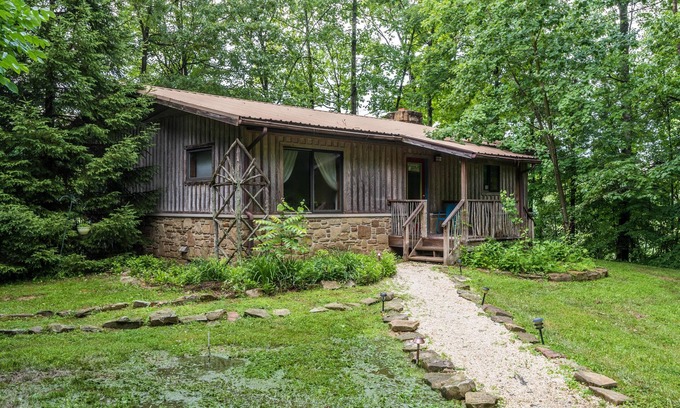Morgantown House | Thirty wooded acres, secluded, private five-acre lake, hot tub.