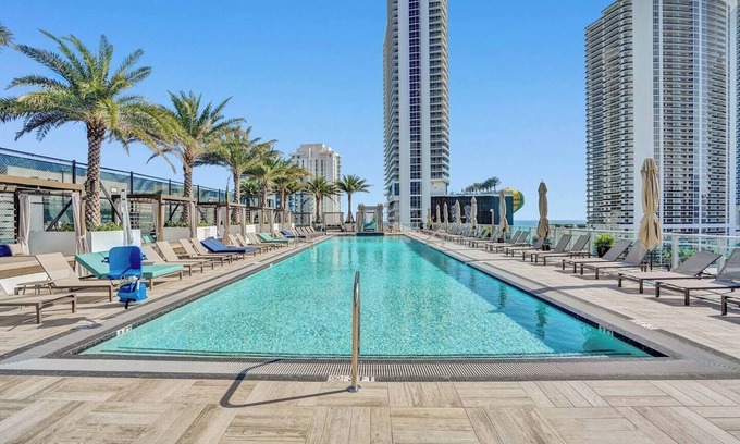 Hallandale Beach Apartment | This Amazing 2-bedroom corner unit boasts breathtaking views and sleek luxuryrn design