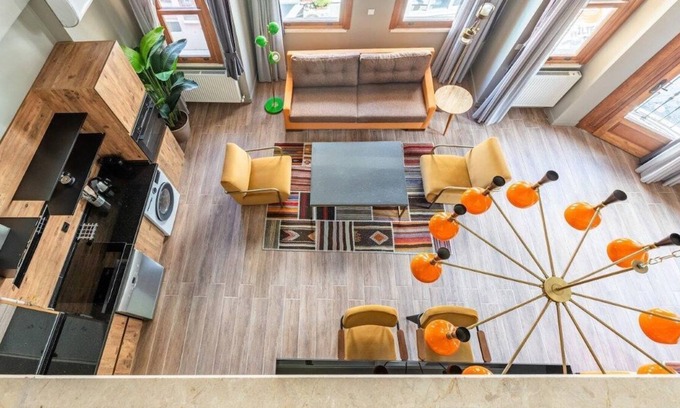 Balat Apartment | This apartment is a 1 bedroom(s), 2 bathrooms, located in Fatih, İstanbul.