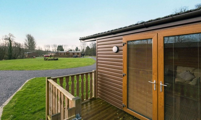 Knott End-on-Sea Cabin | This beautiful traditional lodge situated within a woodland setting is the perfect location for you