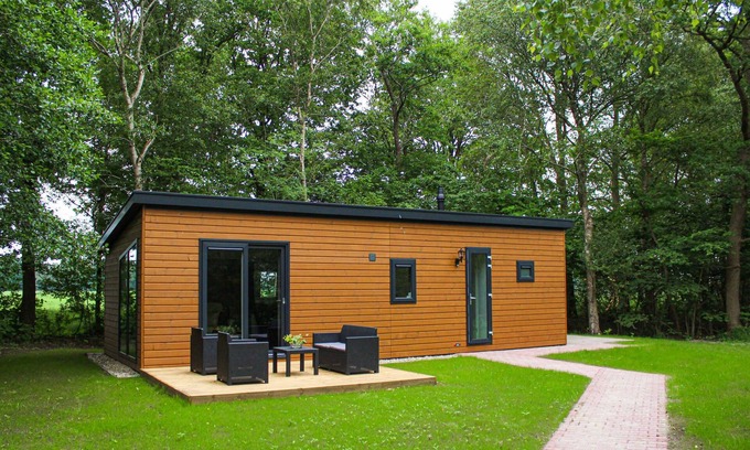 Oosterwolde House | This cozy furnished vacation home is located in a beautifully landscaped vacation park, the centerpi