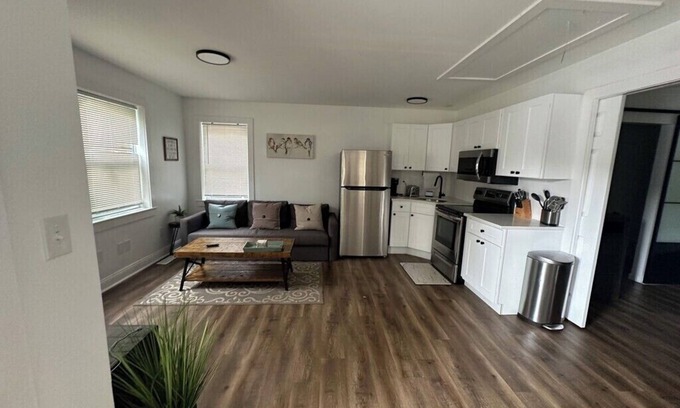 South Britain Apartment | This lake house retreat has everything you need for a peaceful escape.