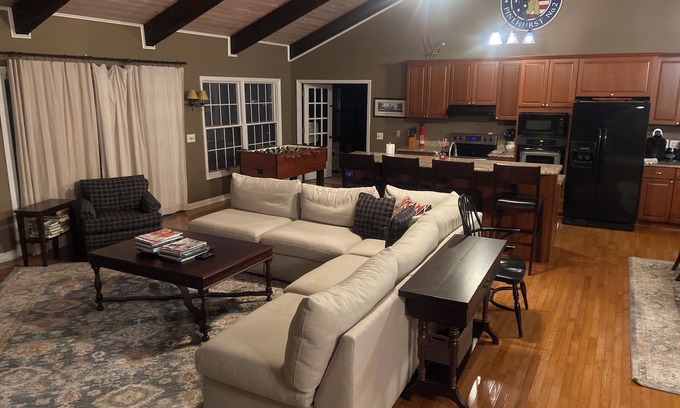 Pinehurst House | Three levels 3400 Sq. Ft., New Bathrooms, 4 BR, 4 BA, Pool Table
