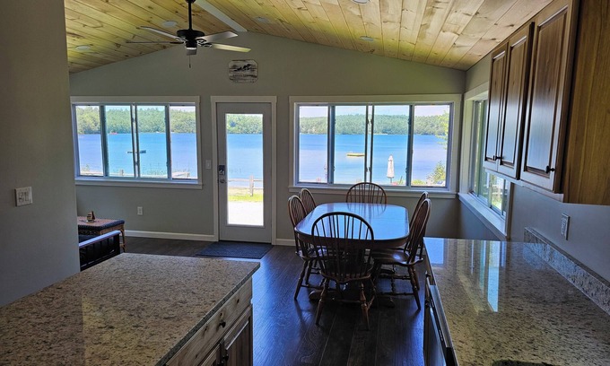 Gilmanton Cottage | Three Loons cottage at Loon Pond - with private beach
