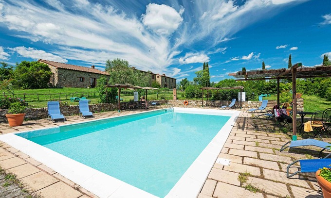 Micciano Apartment | Three-room apartment with two bathrooms and on two levels, equipped patio