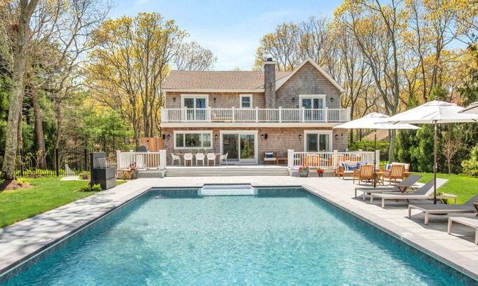 East Hampton North House | Timeless East Hampton retreat with amazing outdoor space, heated pool, wide.