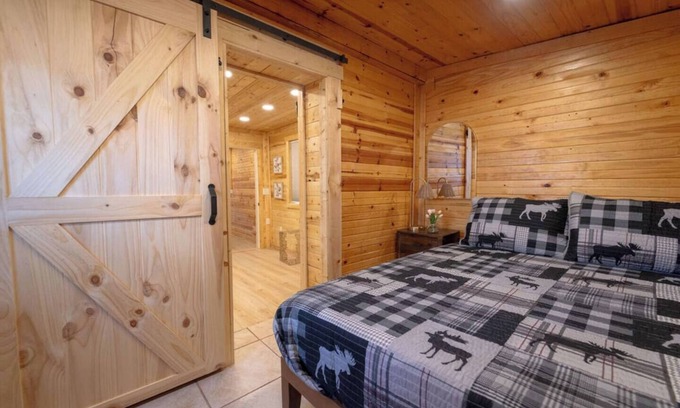 Williams Cabin | Tiny Elk Retreat Rustic Cabin Kissed by Nature