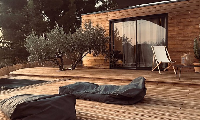Saint-Pierre-de-Vassols Cabin | Tiny house with incredible view Absolute peace and romance