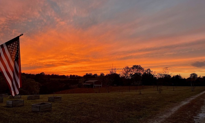 Richmond Other | Tiny Home; Mini Farm Getaway—Pond, walking trail & pet-friendly! 15 mins to town