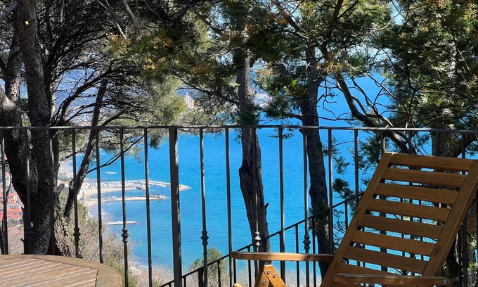 Diano Marina Villa | Torre Alpicella Holiday Home, a scenic escape into nature and relaxation!