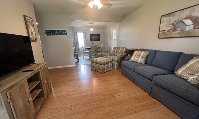 Rogersville House | Town Street Retreat is centrally located to all Rogersville has to offer.