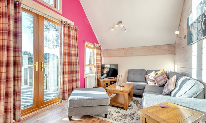 Dumfries Ski Chalet | Traditional country style A-frame lodge.