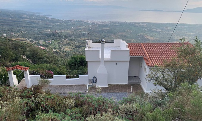 Voia House | Tranquil house in hillside Greek village with panoramic sea views!