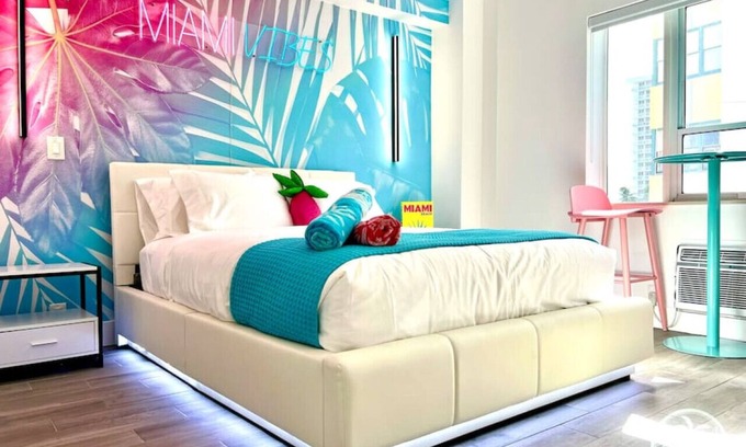 Miami Beach Apartment | Tropical South Beach Condo - 1 Block to Beach!