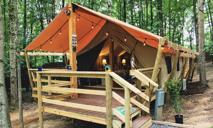 Hico Cabin | Tropical Sun Glamping Tent