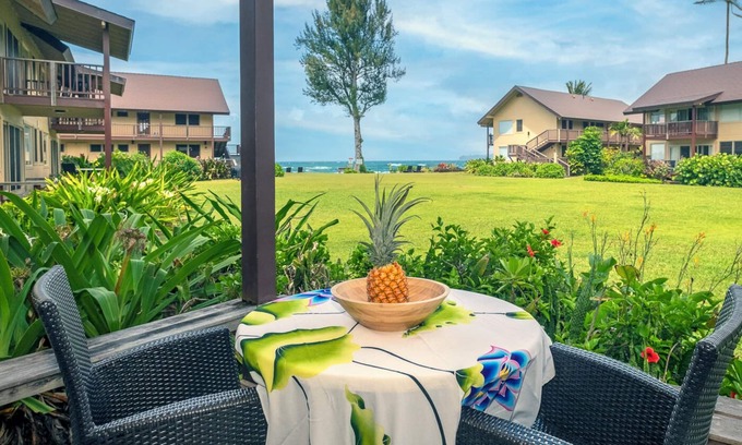 Wainiha Condo | True Beachfront Romance in Quiet Intimate Location - Perfect for Honeymoons!