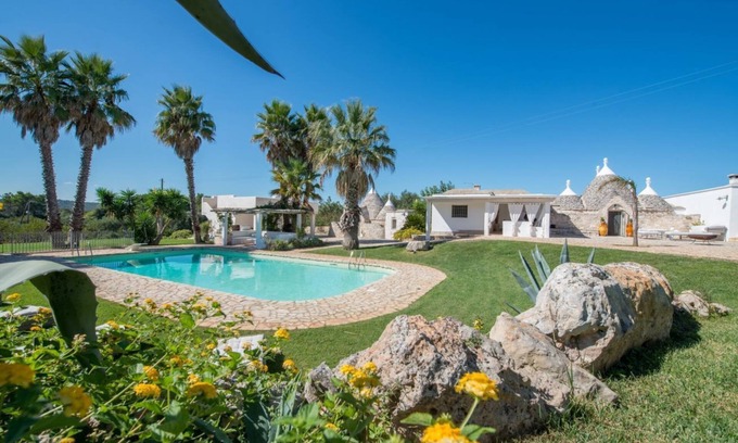Ceglie Messapica Villa | Trulli Oleandro: Complex of Trulli with Pool