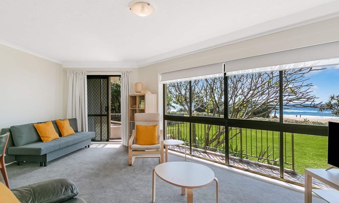 Tugun Apartment | Tugun By The Beach Unit 1 Seaside Serenity on Bilinga Beach and close to Tugun with Wi-Fi Inc.