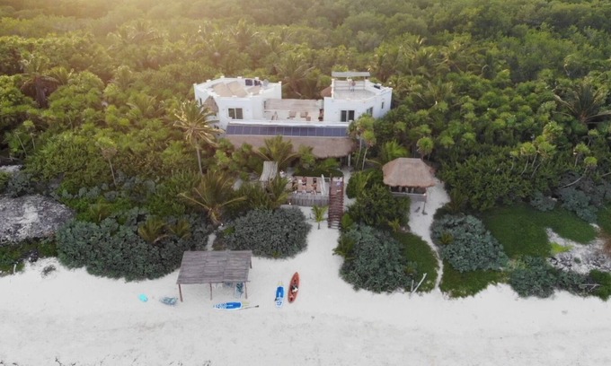 Chacchoben Villa | Tulum beachfront 20min from hotel zone Housekeeping-amazing food