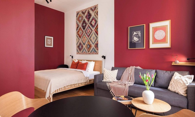 Vinohrady Apartment | TurnKey | Vinohrady Modern Studio with Balcony I