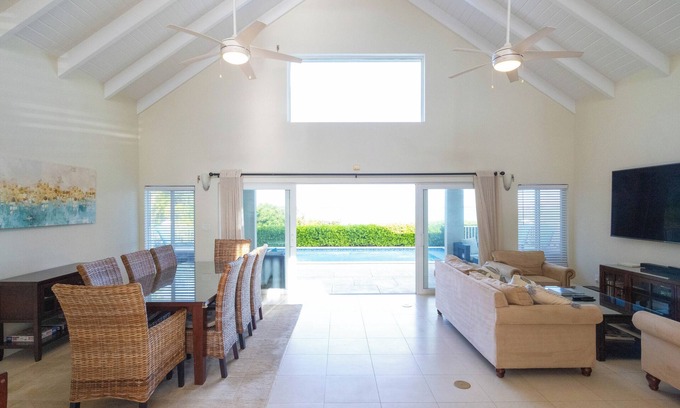 Ocean Point House | Turquoise Water Views On Both Sides Of Spectacular Private Property.