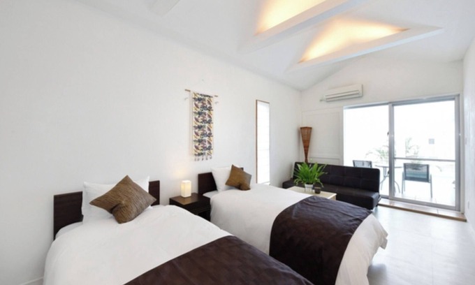 Kadena-cho Hotel | twin bedroom/Nakagami-gun Okinawa