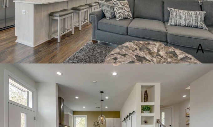 Edgehill House | Two adjacent Luxury Homes w/Skyline Views!/16 Beds/5 min walk to Gulch