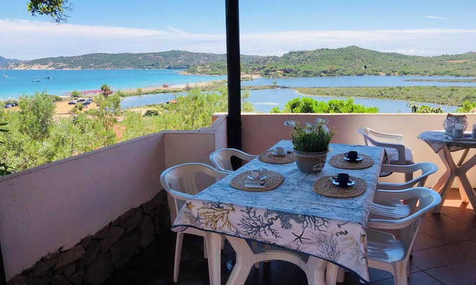 Porto Taverna Apartment | Two-room apartment Corbezzolo sea view 250 mt beach