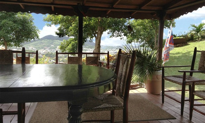 Gros Islet Apartment | Typical Caribbean house with view - 2 double bedrooms
