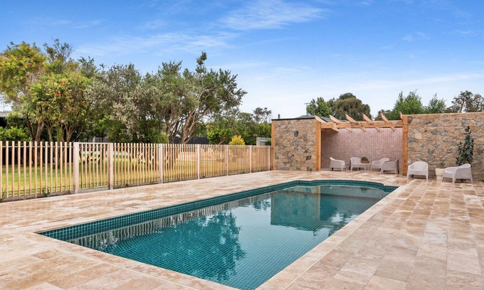 St. Andrews Beach House | Ultimate family resort sleeps 12 over 2 homes on the one huge block with pool