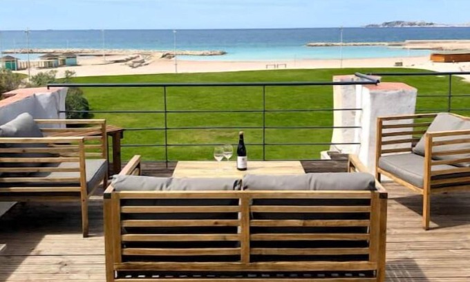 La Plage Apartment | Unique : Appartement 80m2 + Toit Terrasse Panoramique à la Plage vue Imprenable
