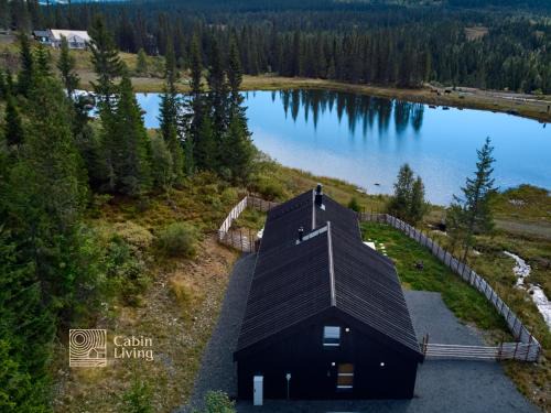 Svingvoll House | Unique cabin with fantastic lake view, sauna, ski & EV outlet