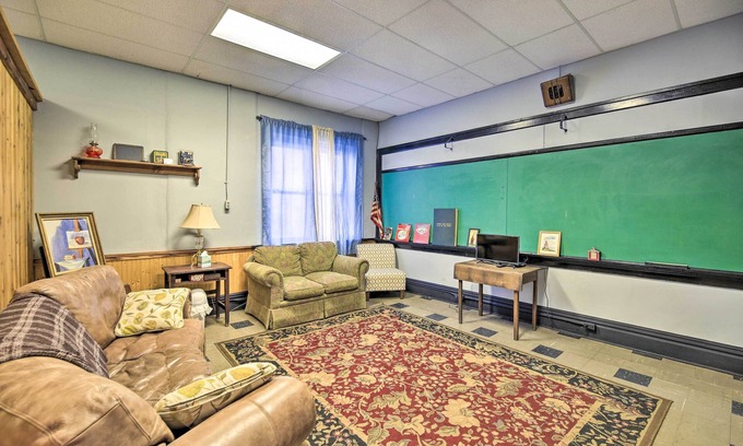 Wilcoe Apartment | Unique Suite in Refurbished WV Schoolhouse!