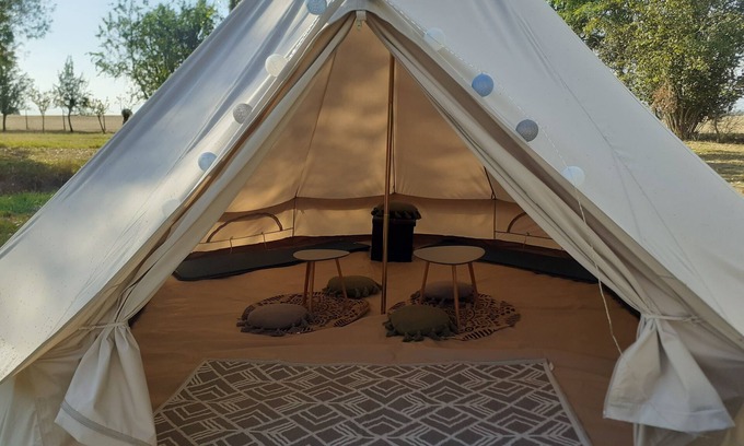 Oucques Cabin | Unusual tepees available only in high season