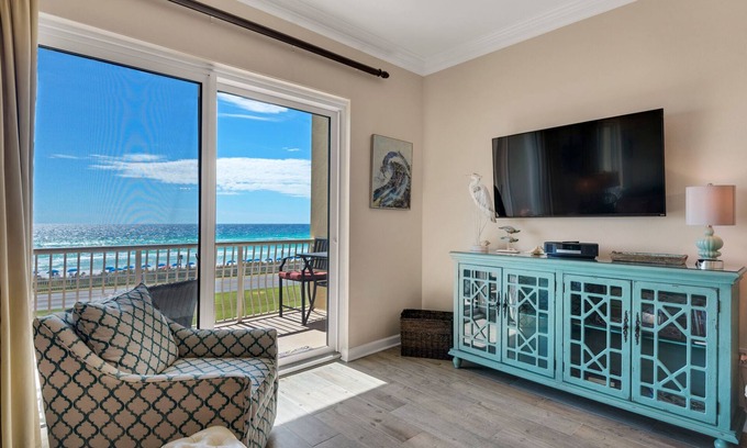 Miramar Beach Condo | Updated Beach Retreat Luxurious Gulf Front Pet Friendly