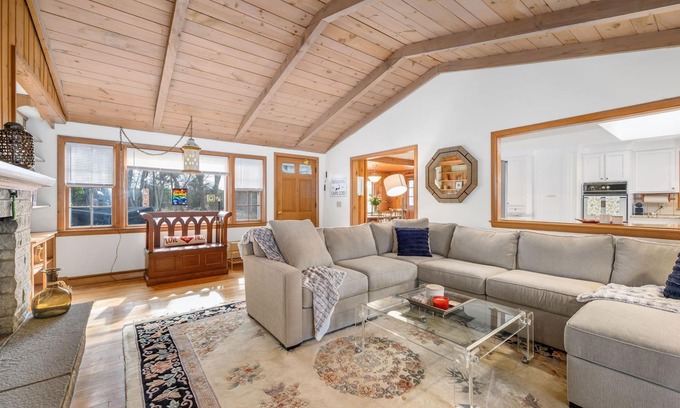 Harwich House | Updated decor, large kitchen, deck overlooking pond, exclusive access to pond