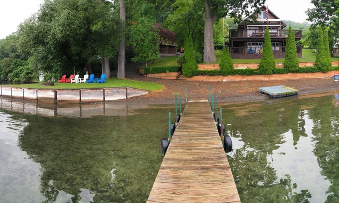 Penn Yan House | Updated Open Plan - Keuka Lakefront Home 4BR & 157' private beach