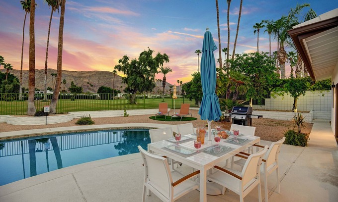 Indian Canyon House | Upscale neighborhood, pet friendly, with amazing views and private pool.