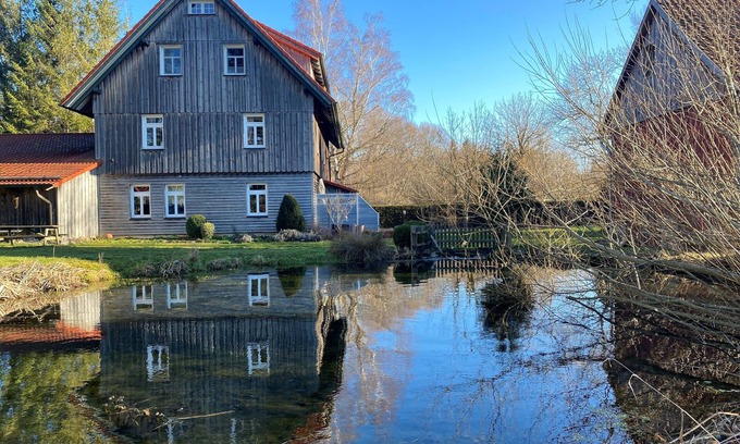 Eggeroder Brunnen Apartment | Vacation apartment Waldblick in the old forester's lodge (Harz)