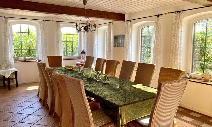 Oersberg House | Vacation home 16 pers. 8 bedrooms 4 bathrooms near Kappeln/Schlei/Ostsee from 2 nights