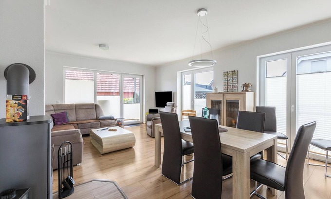 Busum House | Vacation Home "Manni EG" with Private Sauna, Air Conditioning & Terrace