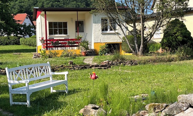 Wolfsburg-Unkeroda House | Vacation home on the Rennsteig directly on the Rennsteig, near the Wartburg, surrounded by greenery