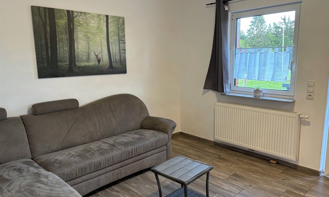 Lahnstein House | Vacation home "Taunusblick" - bedroom, living room, kitchen, bathroom - near Koblenz