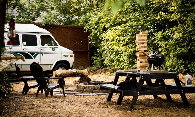 Landrum RV Rental | Van Glamping - AC, Heat and Power!