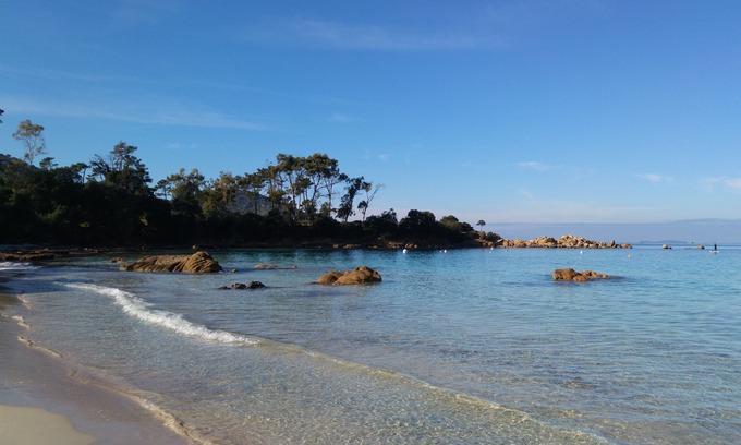 Verghia House | Very beautiful house with sea view, 800m from Argent Beach, 4/6pers, organic linen provided
