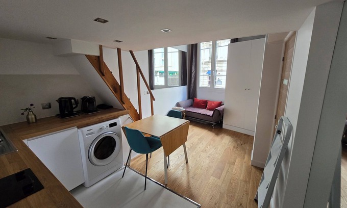Saint-Gervais Apartment | Very Nice Bright and Character Studio at the Foot of the Town Hall